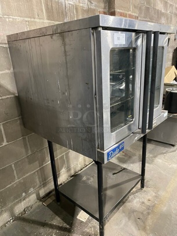 Duke Commercial Gas Powered Convection Oven! With View Through Doors! Metal Oven Racks! All Stainless Steel! On Legs! Model: 6/13! - Image 2 of 8