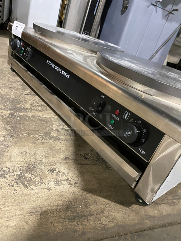 Commercial Countertop Electric Powered Crepe Maker! Stainless Steel Body! Model: PRZ352 220V 50HZ - Image 7 of 9