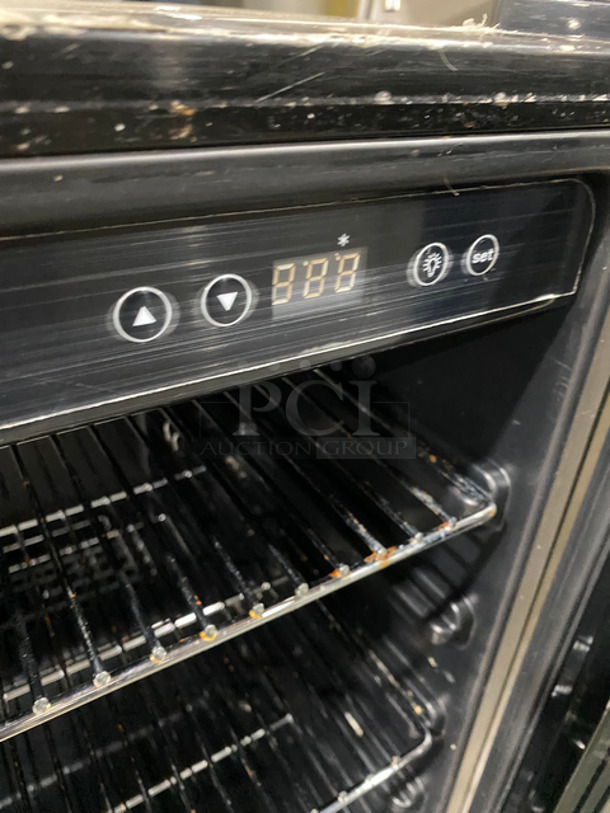 Magic Chef Commercial Refrigerated Countertop Single Door Mini Display Case Merchandiser! With View Through Door! With Metal Racks! All Stainless Steel! Model: HMBC58ST SN: THD1801HMBC58ST00445 115V - Image 6 of 8