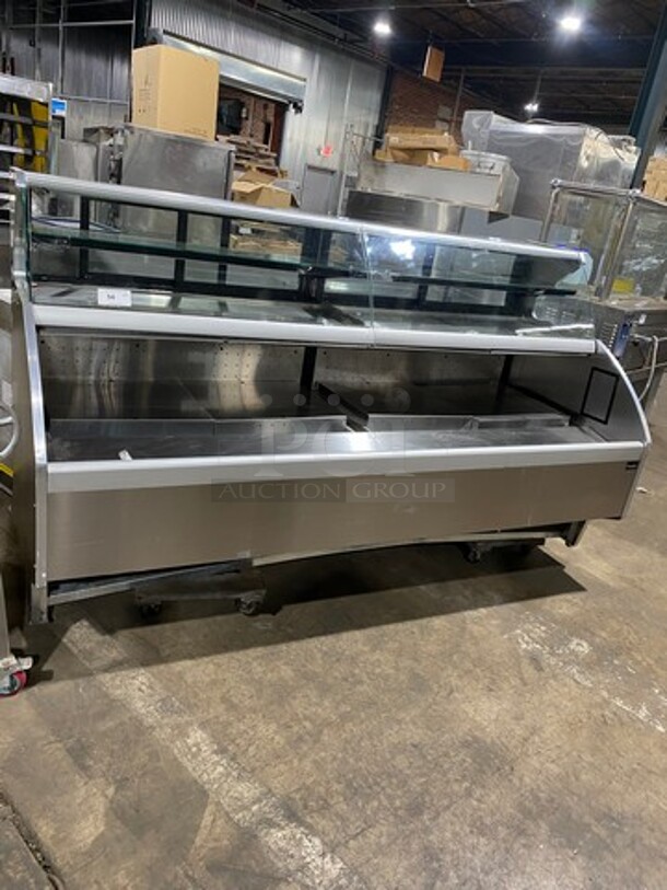 COOL! Cayuga Commercial Refrigerated Open Grab-N-Go Display Case Merchandiser! With Front Cover! With Top Refrigerated Closed Display Case Merchandiser! With Front And Rear Access Doors! Model: SSS9654SC SN: 1272601Q1C 115/230V 60HZ 1 Phase - Image 1 of 8