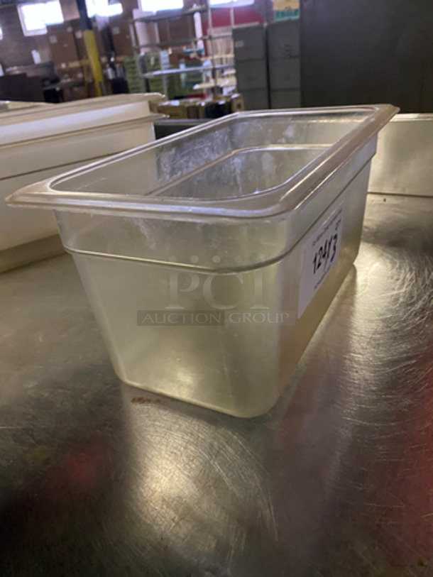 Cambro Clear Poly Food Storage Containers! 3x Your Bid! - Image 3 of 5