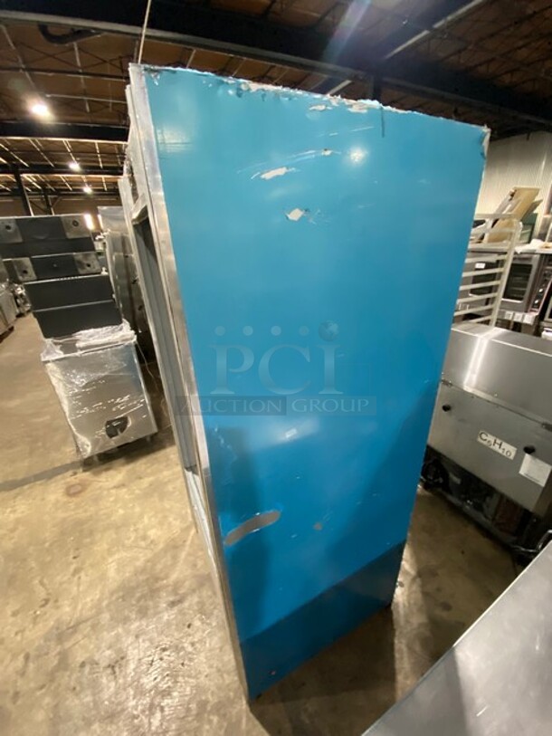 Universal Coolers Commercial Refrigerated Reach In Cooler Merchandiser! With Poly Coated Racks! Stainless Steel Body! MISSING DOORS! - Image 2 of 8