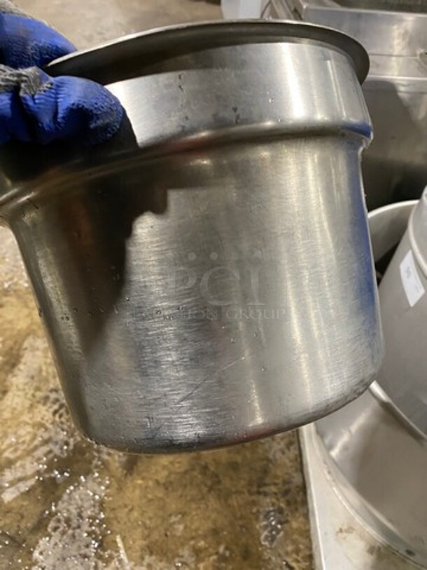 ALL ONE MONEY! Stainless Steel Round Soup Pan Insert! - Image 2 of 4