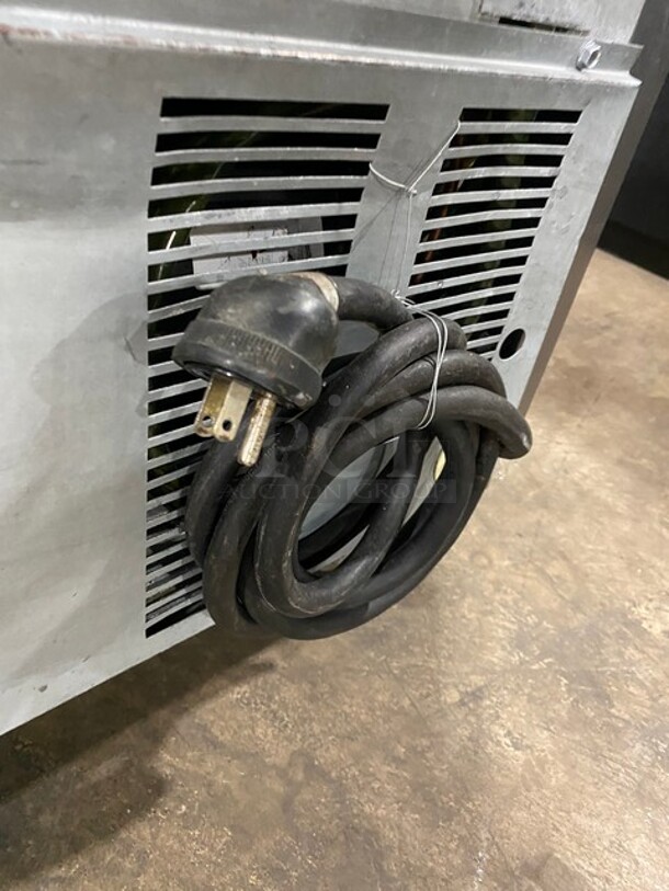 Beverage-Air Refrigerated Commercial Mega Top Salad/Sandwich Prep Table! With 2 Door Refrigerated Storage Underneath! All Stainless Steel! With Metal Racks! On Casters! 115V 1 Phase! Model: SP48-12! - Image 8 of 8