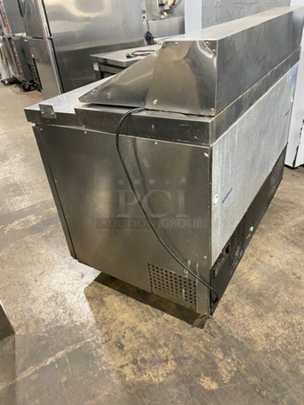 Kelvinator Commercial Refrigerated Sandwich Prep Table! With 2 Door Underneath Storage Space! Poly Coated Racks! All Stainless Steel! On Casters! Model: KCST4812 115V 60HZ 1 Phase - Image 4 of 9