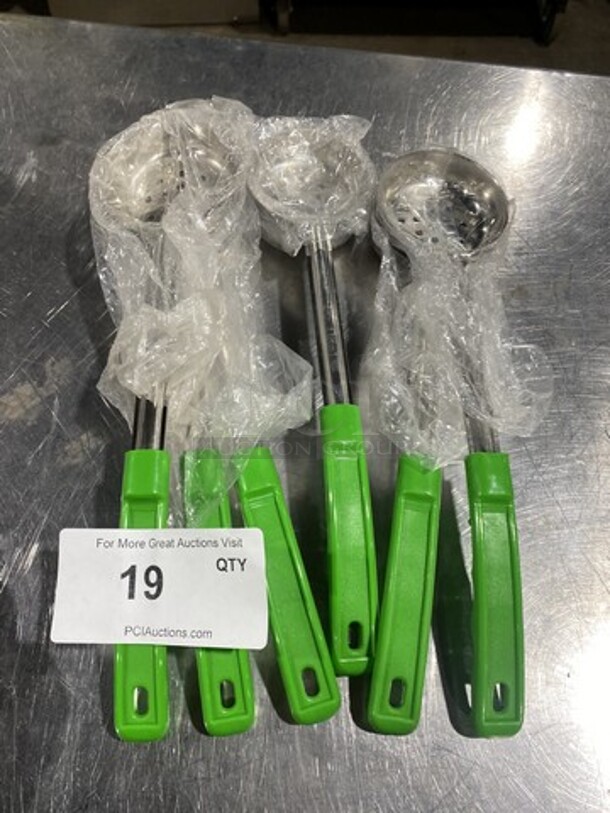 NEW! Allied Straining Spoons! 6 X Your Bid! PPG-4P! - Image 1 of 5