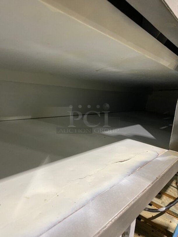 COOL! Arneg Commercial Refrigerated Deli/ Meat Display Case Merchandiser! With Commercial Cutting Board! With Curved Front Glass! With Rear Access Doors! - Image 5 of 9