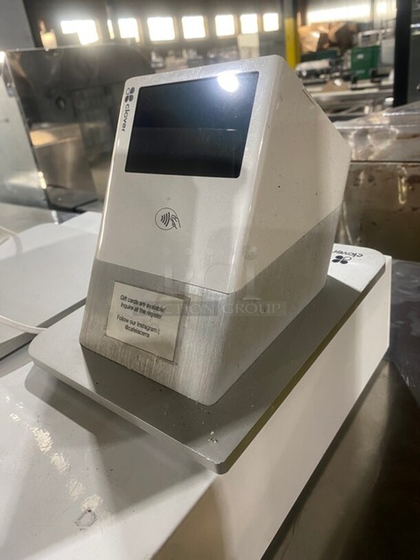 Clover POS Monitor System! With Clover Receipt Printer/Credit Card Reader! With Metal Cash Drawer! Model C500! - Image 6 of 10
