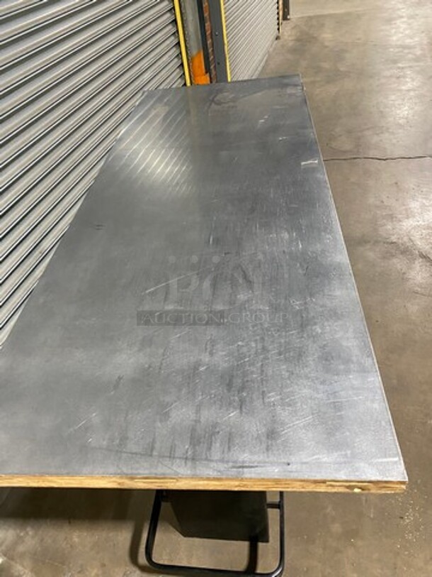 Commercial Heavy-Duty Table! With Black Metal Body! - Image 5 of 7