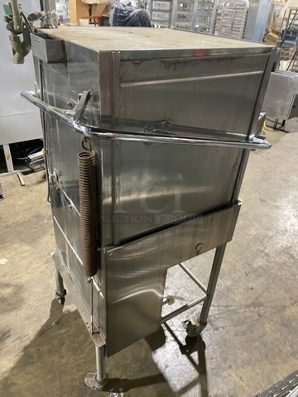 Hobart Commercial Pass-Through Dishwasher! All Stainless Steel! On Casters! Model: AM14C SN: 12102211CF 200/230V 60Hz 3 Phase - Image 4 of 10