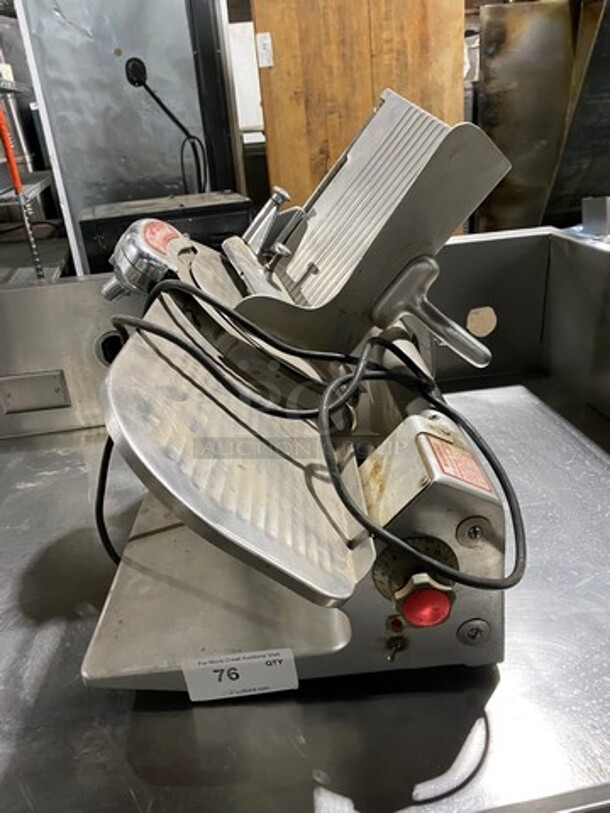 Fleetwood Commercial Countertop Deli/Meat Slicer! All Stainless Steel!