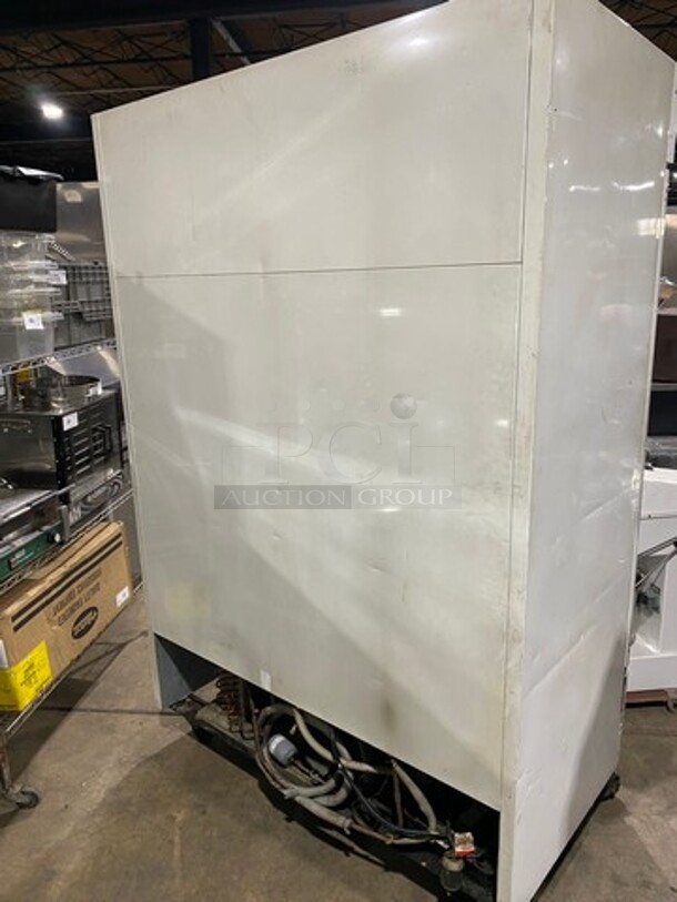 COOL! Turbo Air Commercial 2 Door Ice Cream Freezer! With View Through Doors! Poly Coated Racks! On Casters! Model: TGF49F SN: GF49107011 110/120V 60HZ 1 Phase - Image 4 of 9