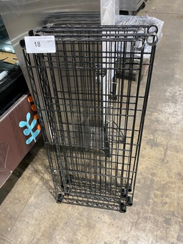 Commercial 4 Tier Shelf! With Poles! - Image 2 of 4