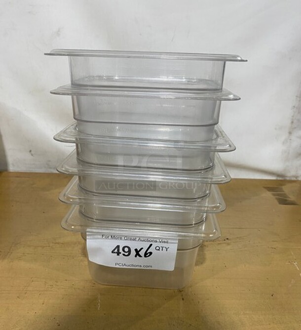 Thunder Group Poly 2.6 QT Food Pan! MODEL PLPAS132 6X Your Bid! - Image 1 of 7
