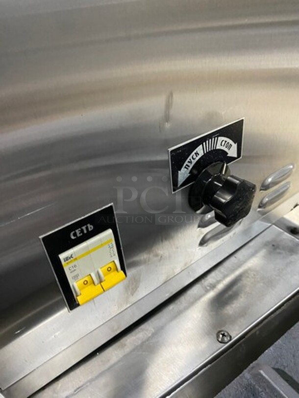 WOW! 2008 Sikom Commercial Countertop Automatic Crepe Maker Machine! Stainless Steel! Model: PK2.1 SN: 42110113 220V - Image 8 of 11