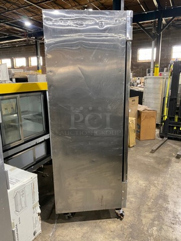 Turbo Air Commercial Single Door Reach In Freezer! With Poly Coated Racks! Solid Stainless Steel! On Casters! Model: TSF23SD SN: DF23106030 115V 60HZ 1 Phase - Image 3 of 9