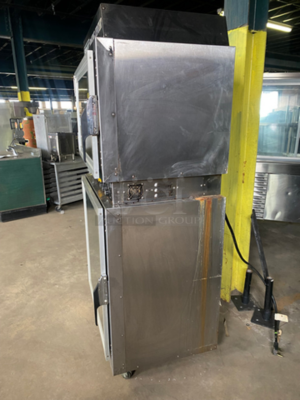 GREAT! Duke Stainless Steel Commercial Oven Proofer! With View Through Doors! With Metal Racks! On Casters! Working When Removed! Model: AHPO-618 SN:30JBJF0039 208V 60HZ 3 Phase - Image 3 of 10