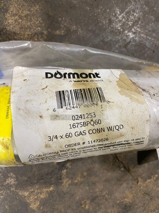 Dormont 60" Gas Connector Kit! MODEL 1675BPQ60 - Image 4 of 4
