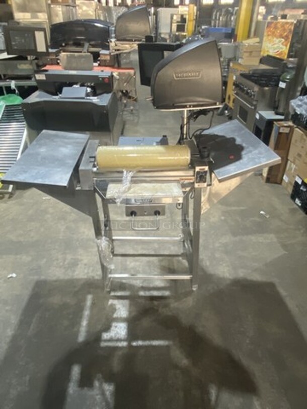 Hobart Model HWS-4 Smart Hand Wrap Solutions! With HTSP/HTIP Digital Control Panel! 2 Film Selections! With Label Printer! 120V 1 Phase!  - Image 1 of 7