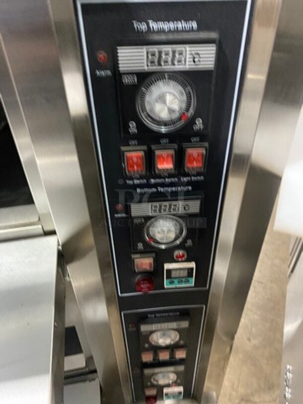 NEW! NEVER USED! OUT OF THE BOX! Astar Commercial Gas Powered Triple Deck Baking Oven! All Stainless Steel! On Casters! Model: HGB90Q - Image 9 of 12