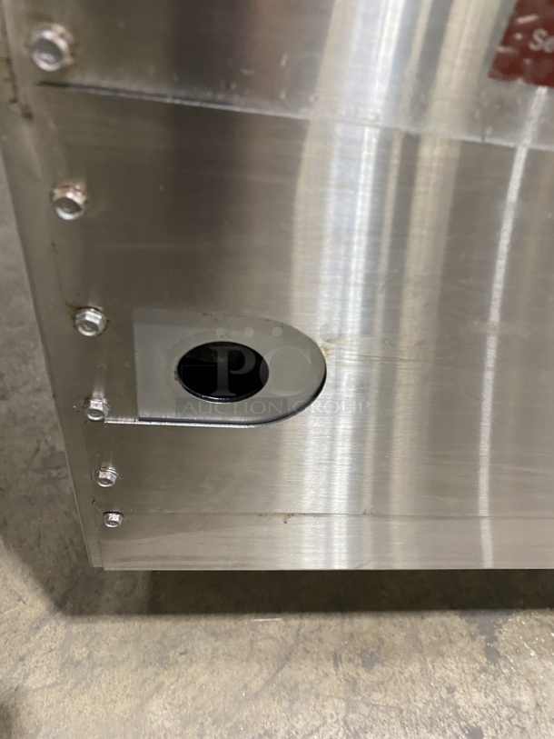 Amazing! Southern Pride SC-200 Stainless Steel Commercial Electric Powered Portable Smoker on Commercial Casters.SN:8364 208V 1PH! Working When Removed!  - Image 8 of 8
