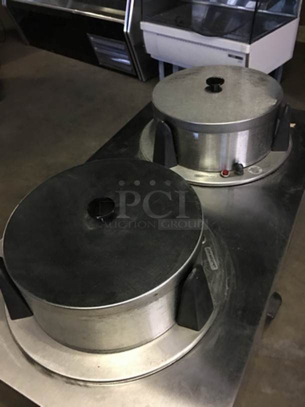 NICE! Lakeside Commercial Electric Powered Dual Heated Plate Return! All Stainless Steel! On Casters! - Image 6 of 8