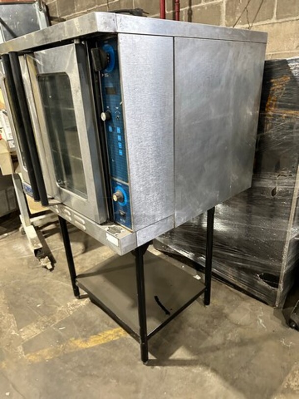 Duke Commercial Gas Powered Convection Oven! With View Through Doors! Metal Oven Racks! All Stainless Steel! On Legs! Model: 6/13 - Image 3 of 8