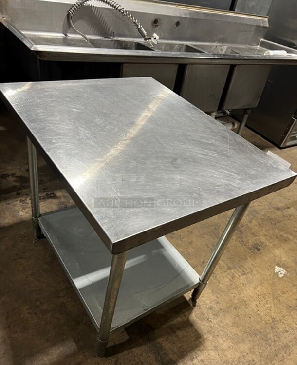 Serv Ware Stainless Steel Worktable With Underneath Shelf! MODEL T30S6CWP - Image 5 of 5
