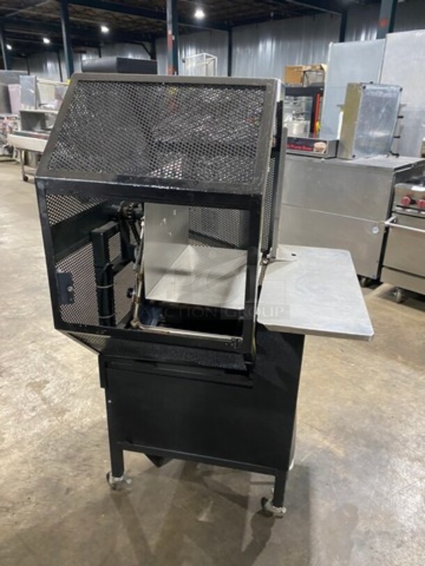GREAT FIND! Bunn Commercial Electric Powered Package Tying Machine! Stainless Steel! On Casters! Model: 1691 SN: 88937 - Image 2 of 10