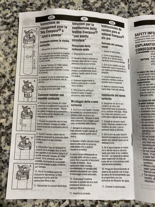 NEW! IN THE BOX! Water Filtration Replacement Cartridge! 2x Your Bid! - Image 3 of 7