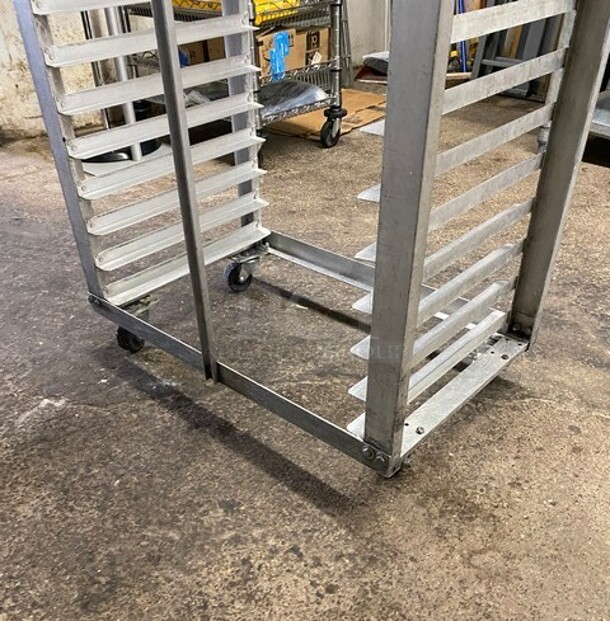 Metal Commercial Pan Transport Rack on Commercial Casters! - Image 4 of 4