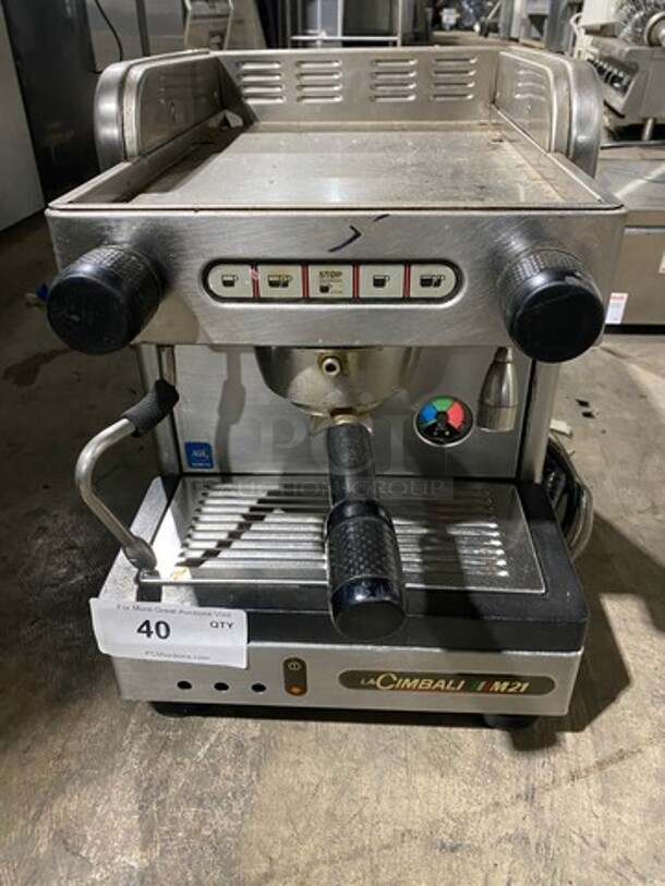 La Cimbali Commercial Countertop Single Group Espresso Machine! All Stainless Steel! Model: M21