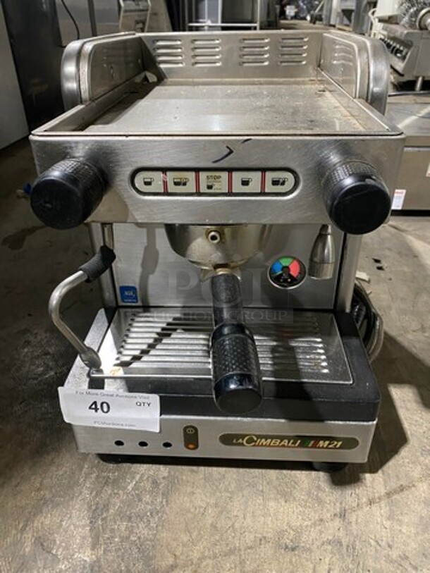 La Cimbali Commercial Countertop Single Group Espresso Machine! All Stainless Steel! Model: M21 - Image 1 of 11