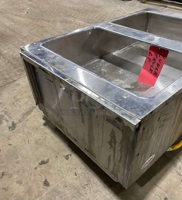 Eagle Group Stainless Steel Propane Gas Powered 2 Pans Steam Table! MODEL AWT2-LP SN: 1306170011 - Image 2 of 7