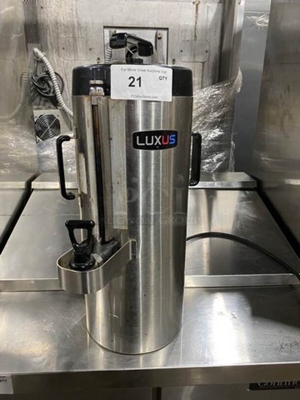 Fetco Commercial Countertop Beverage Dispenser! Thermoproved For Hot And Cold Beverages! All Stainless Steel! Luxus Edition! - Image 1 of 7