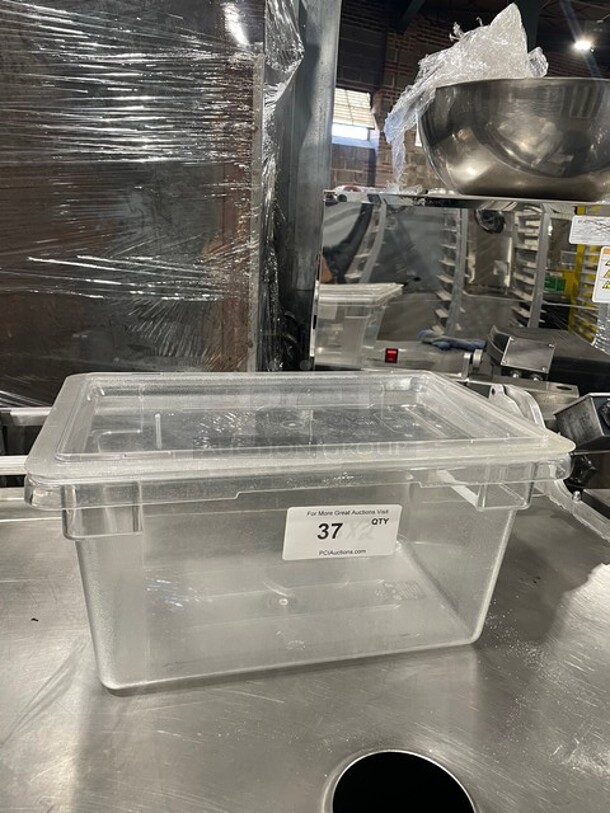 Cambro 12x18x9IN Deep Food Storage Container! Model: 12189CW! - Image 1 of 5
