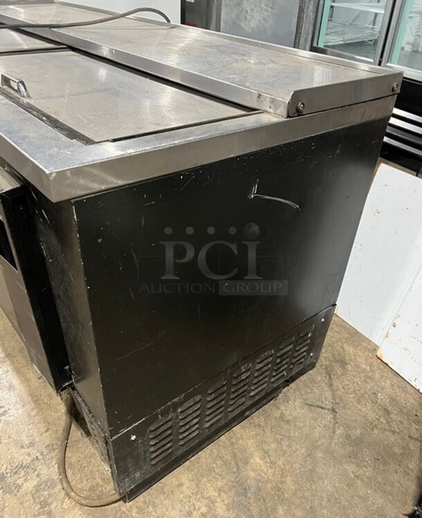 Continental Commercial Under The Counter Beer Bottle Cooler! With 2 Stainless Steel Sliding Top Doors! Model: CBC64 SN: 14566957 115V 60HZ 1 Phase - Image 2 of 8