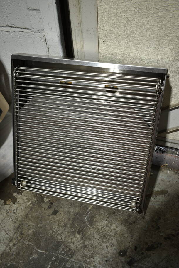 Stainless Steel Conveyor Belt Piece. - Image 1 of 3
