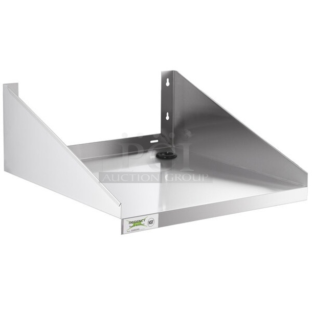 BRAND NEW SCRATCH AND DENT! Regency 600MS2424 24" x 24" Stainless Steel Microwave Shelf - Image 1 of 4