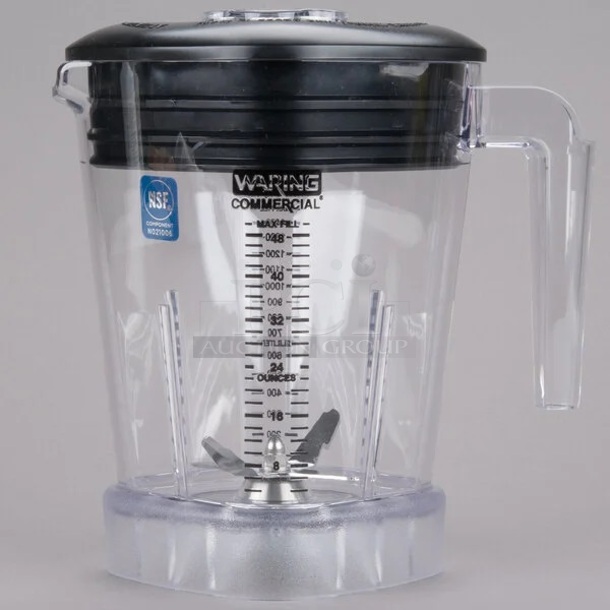 2 BRAND NEW IN BOX! Waring Xtreme CAC93X The Raptor 48 oz. Clear Copolyester Blender Jar for Commercial Blenders. 2 Times Your Bid!  - Image 1 of 5