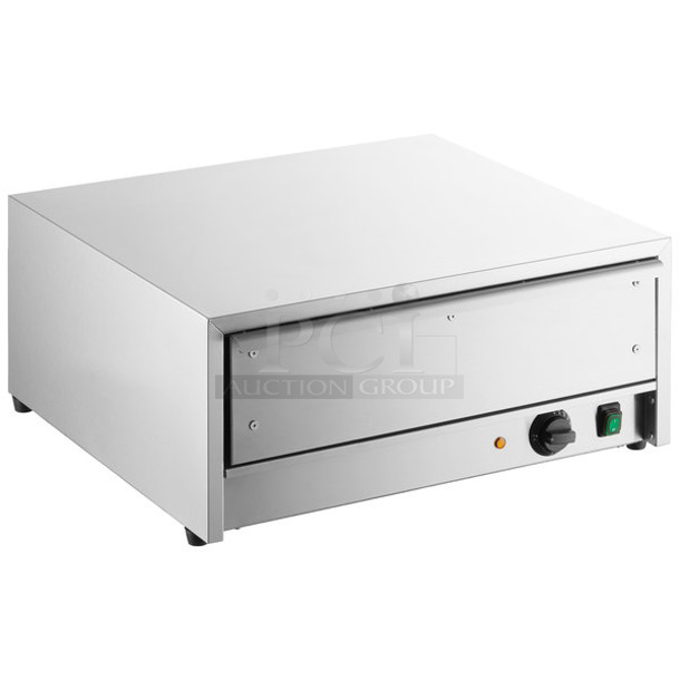 BRAND NEW SCRATCH AND DENT! Avantco 177BW32 Stainless Steel Commercial Countertop Single Drawer Bun Warmer. 120 Volts, 1 Phase. Tested and Working!