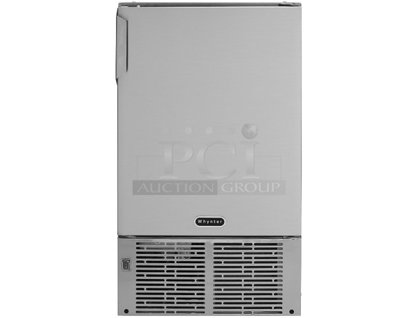 BRAND NEW SCRATCH AND DENT! Whynter MIM-14231SS Stainless Steel 14” Undercounter Automatic Marine Ice Maker 23lb Daily Output. 115 Volts, 1 Phase. Tested and Working! - Image 1 of 8