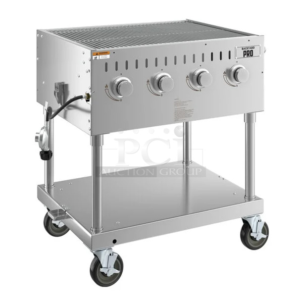 BRAND NEW SCRATCH AND DENT! Backyard Pro 554LPG30 30" Stainless Steel Liquid Propane Outdoor Grill - Image 1 of 7