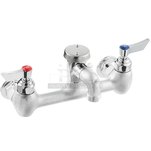 BRAND NEW SCRATCH AND DENT! Waterloo 750FSS8 Wall-Mounted Service Sink Faucet with 8" Centers - Image 1 of 3