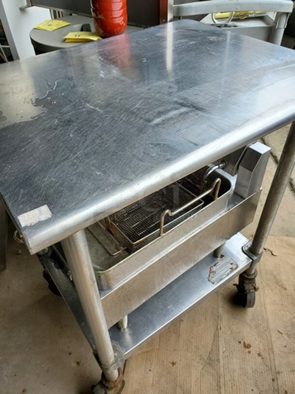 Stainless Steel Table On Casters  - Image 3 of 3