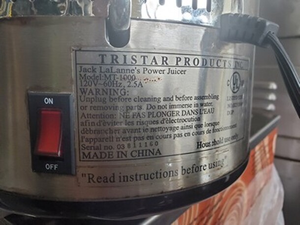 Jack Power Juicer|120V - Image 4 of 5