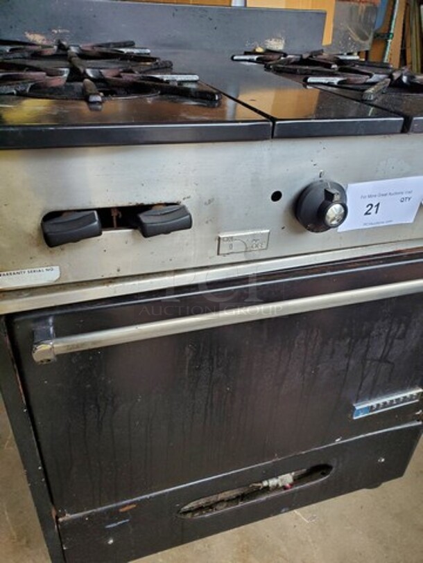 GARLAND H01 Propane 4 Burner Stove 30X31X36 Very nice condition!  - Image 8 of 8