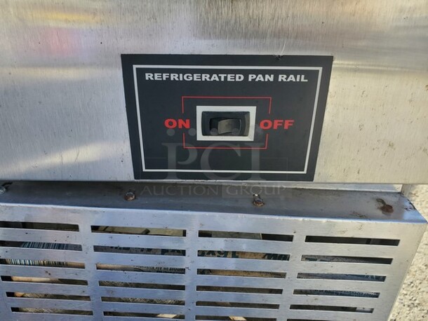 Victory VPT-119 4 Door Prep-Table 119X35X36 (Dent on one side) 115V - Image 5 of 10