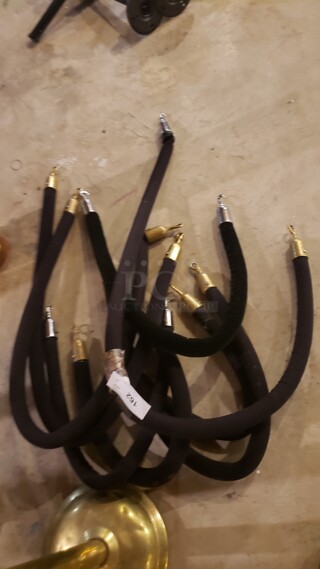 Lot of 8 Velvet Ropes (Location 1)