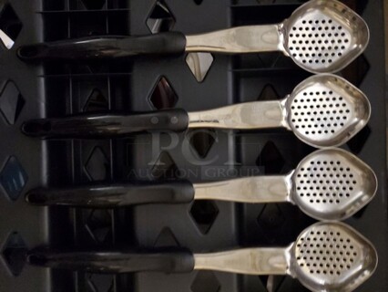 Perforated Stainless Steel Spoon with Handle